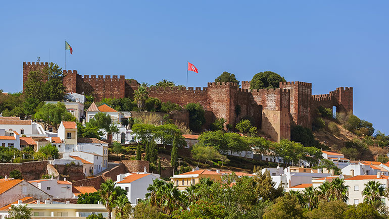 Il castello di Silves in Portogallo
