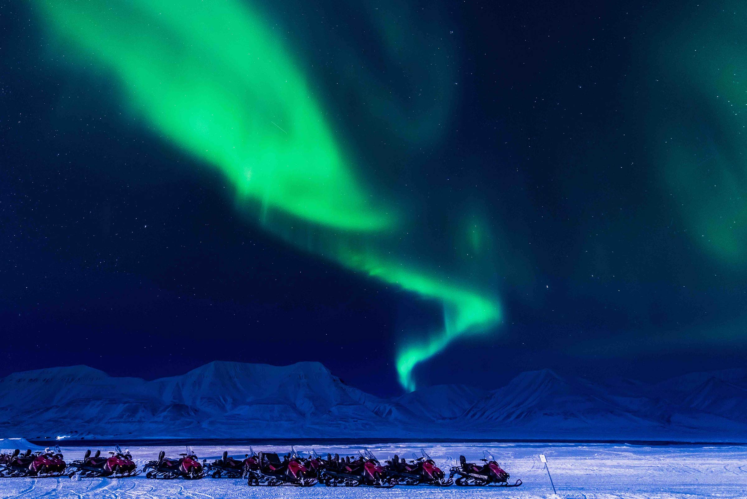 L’aurora boreale in Norvegia è uno spettacolo naturale unico.